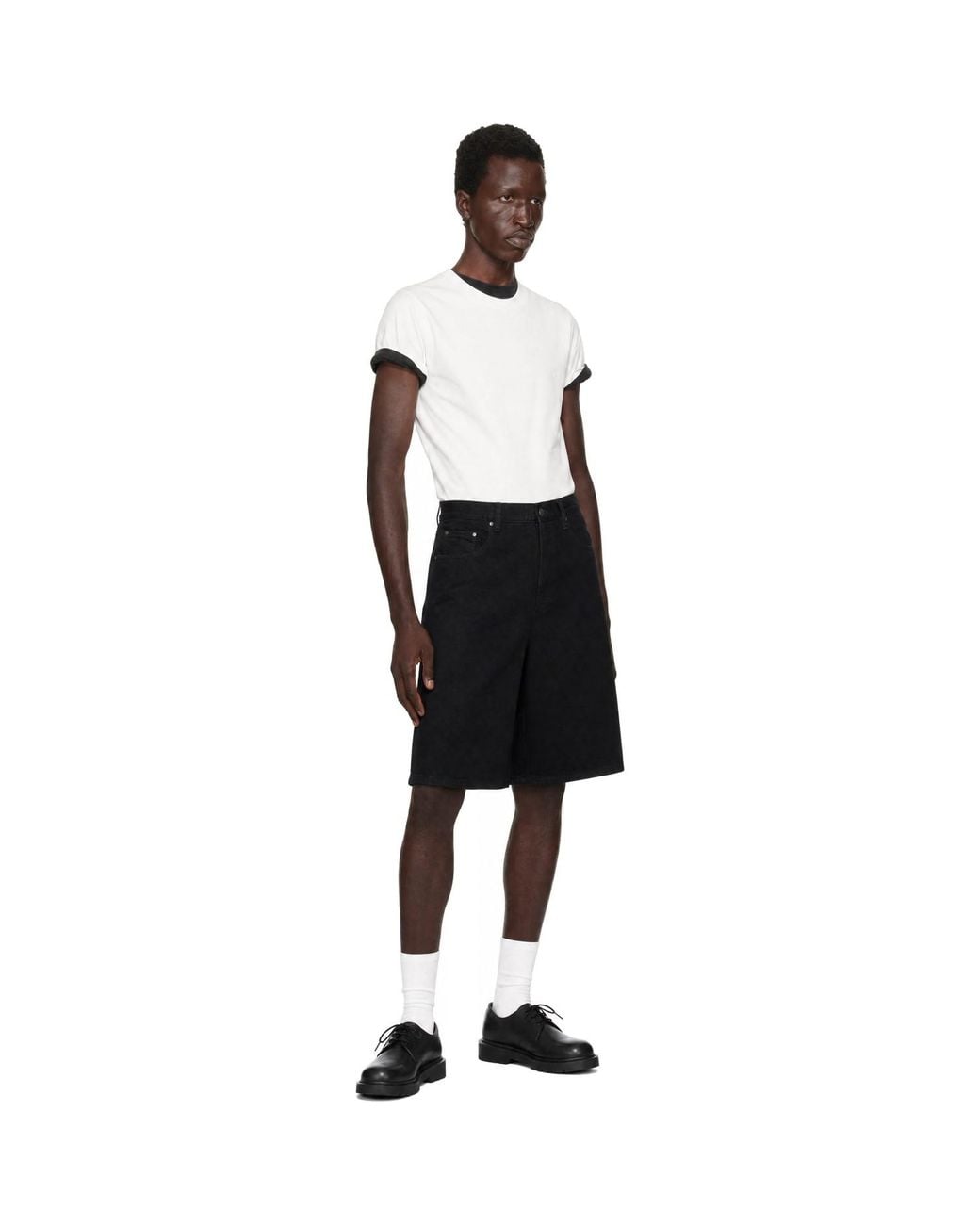 Entire studios Black Field Shorts for men