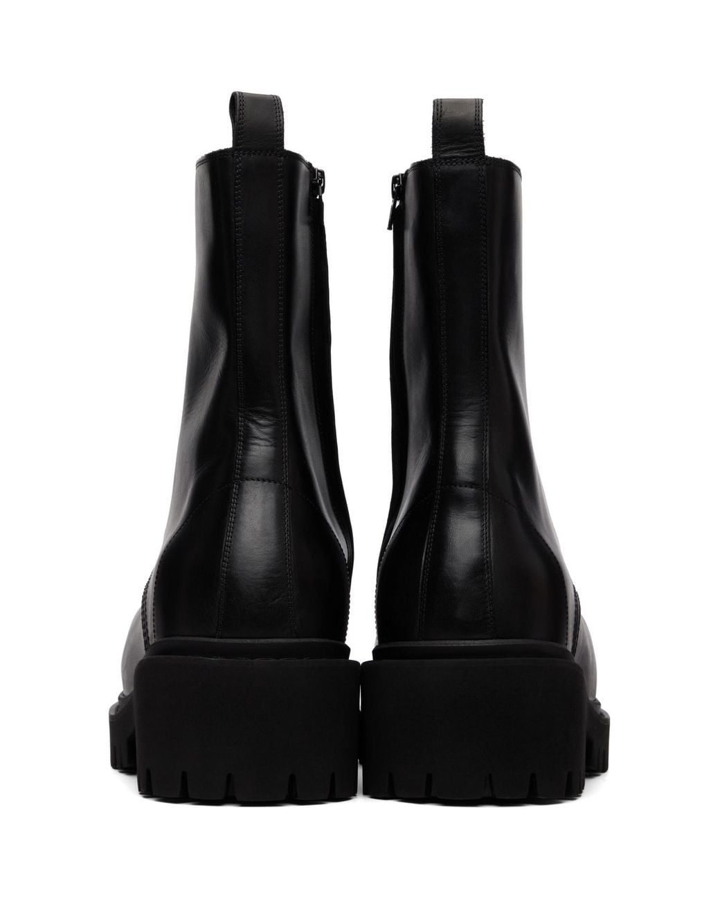 Balenciaga Black Stomper Boots for men
