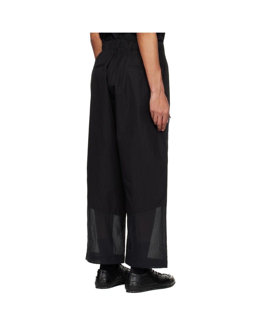 Y-3 Black Ut Straightleg Cargo Pants for men