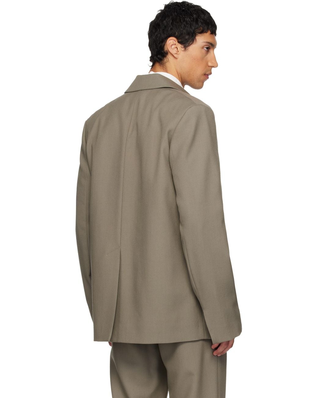 Rier Black Wool Jacket for men