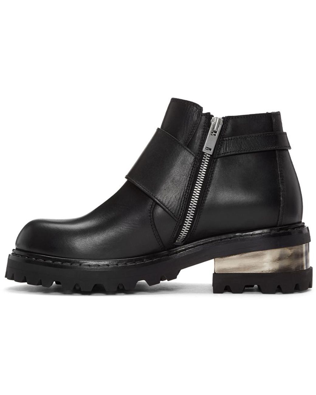 maison margiela buckle boots