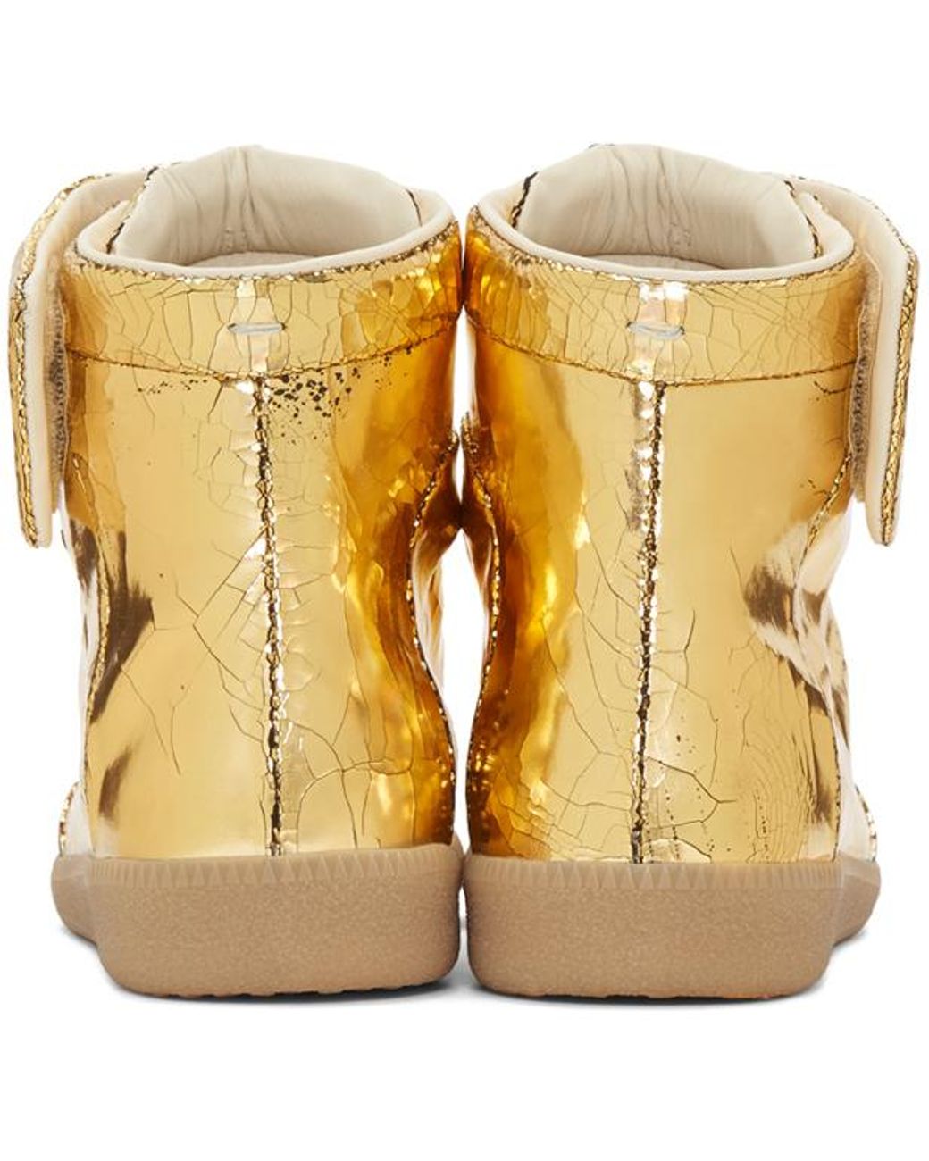 Gold margiela sneakers sale