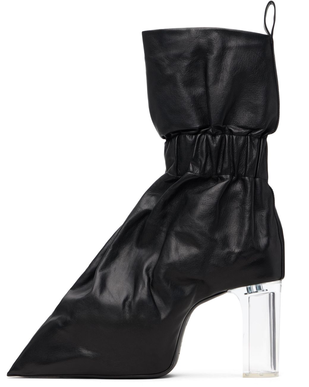 Rick Owens Black Temple Tied Taquito Boots for men