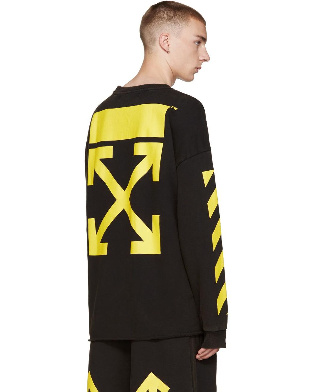 Yellow Arrows Pullover for Men 
