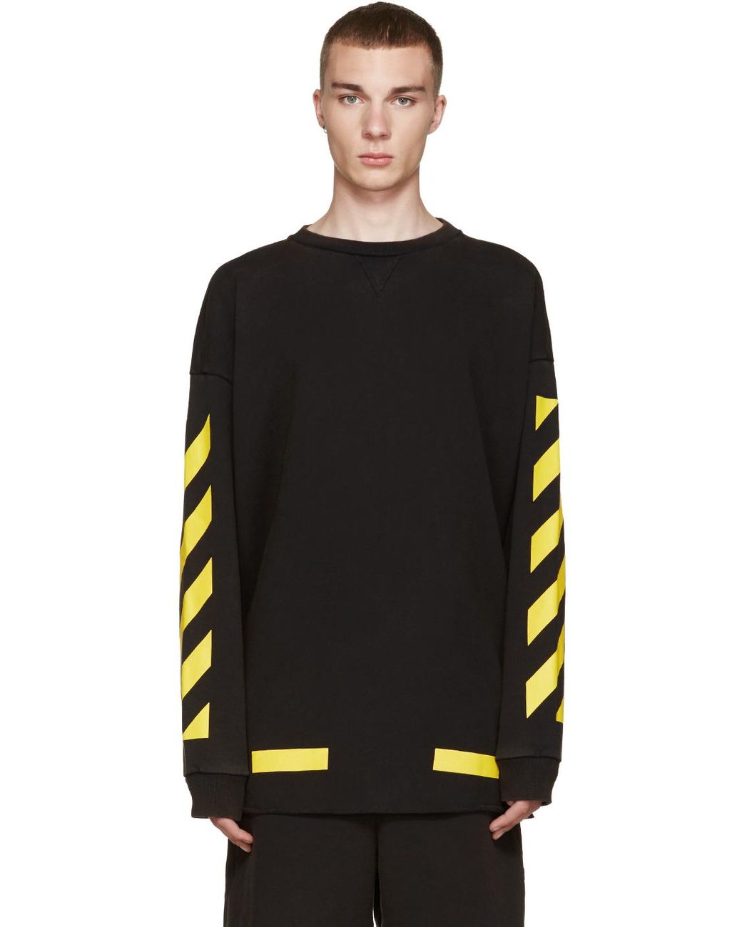 Yellow Arrows Pullover for Men 