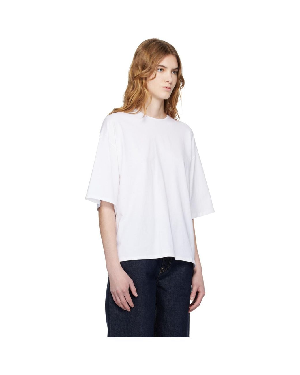 Loulou de Saison White Osis Oversized T-Shirt