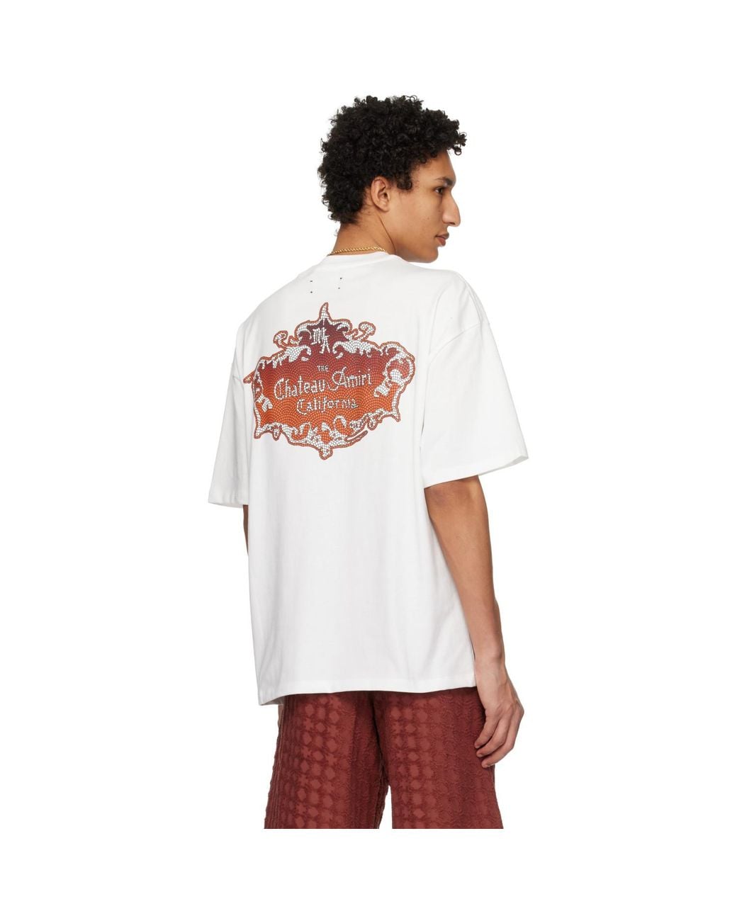 Amiri White T-Shirts And Polos Cotton for men