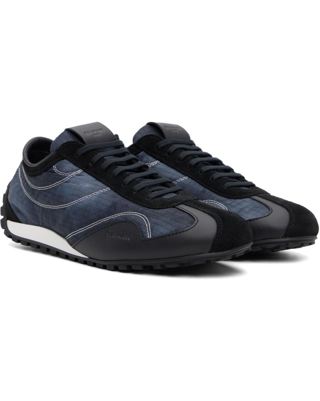 Balmain Blue Racing Sneakers for men