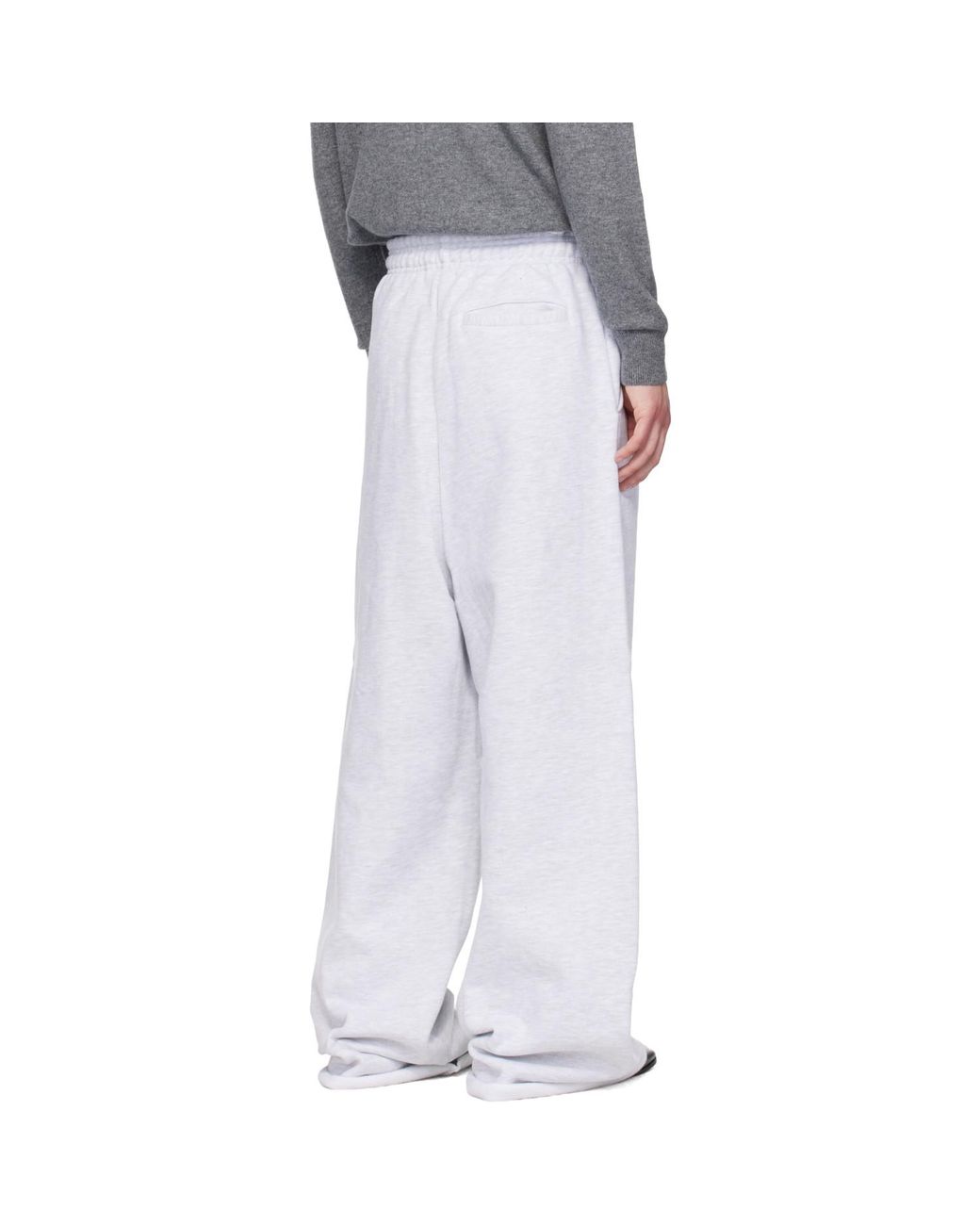 Entire studios White Full Sweatpants for men