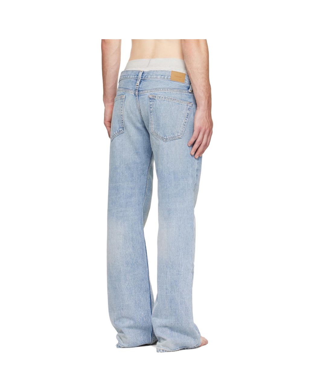 Raimundo Langlois Blue Bootcut Jeans for men