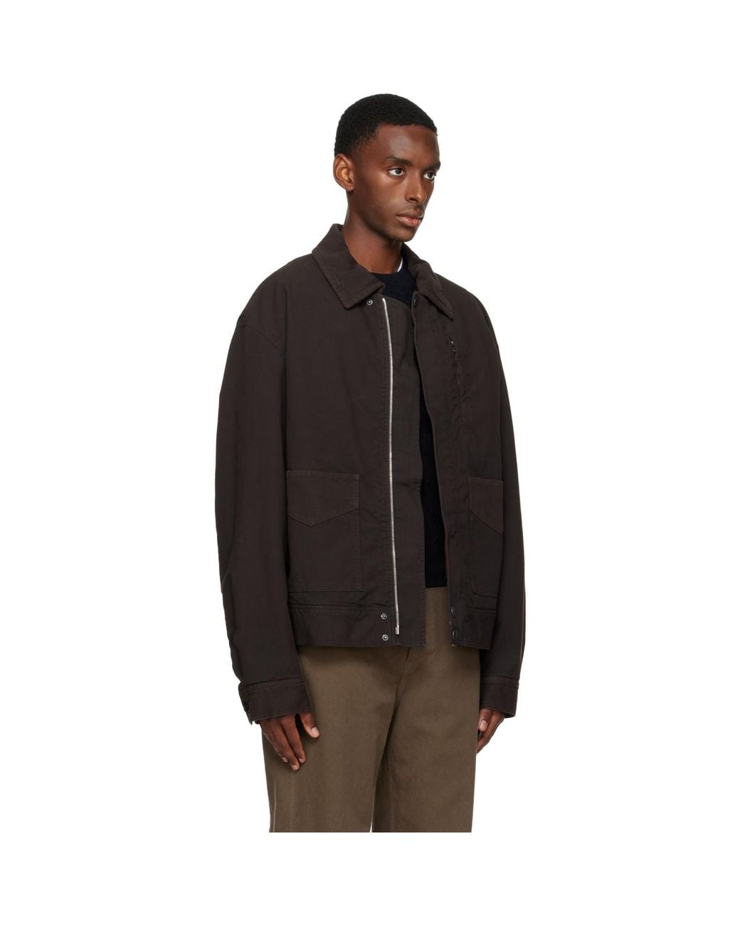 Dries Van Noten Black Insulated Jacket for men