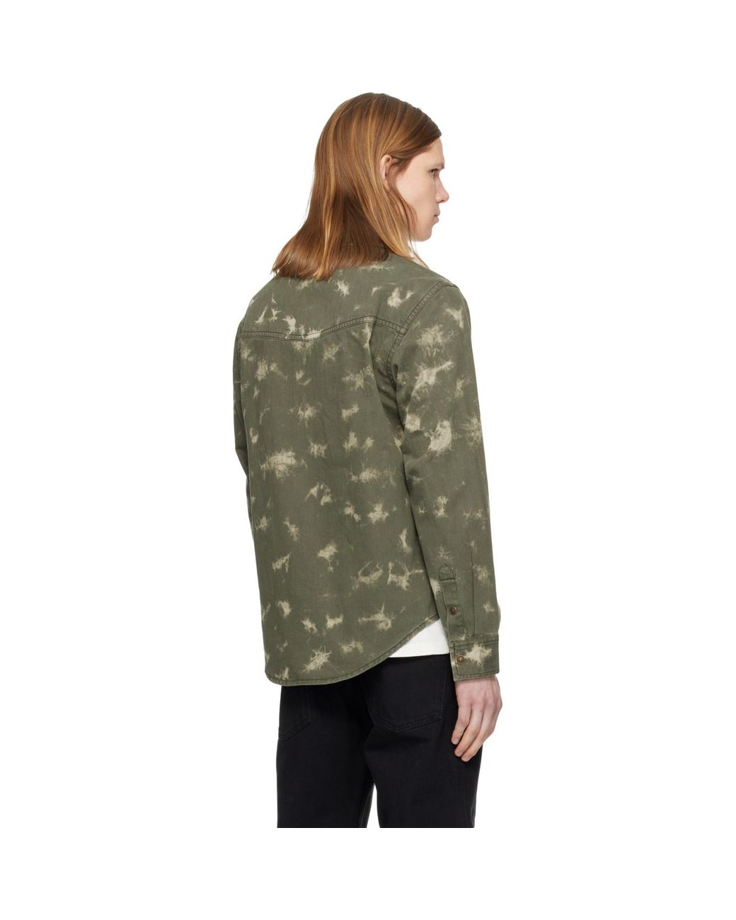 Isabel Marant Green Tasco Shirt for men