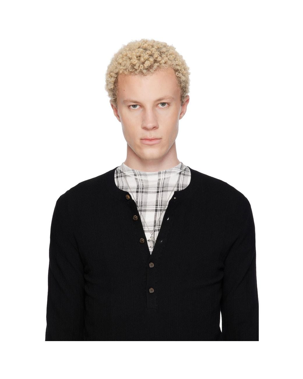 Emanuele Bicocchi Metallic Small Avelli Cross Necklace for men