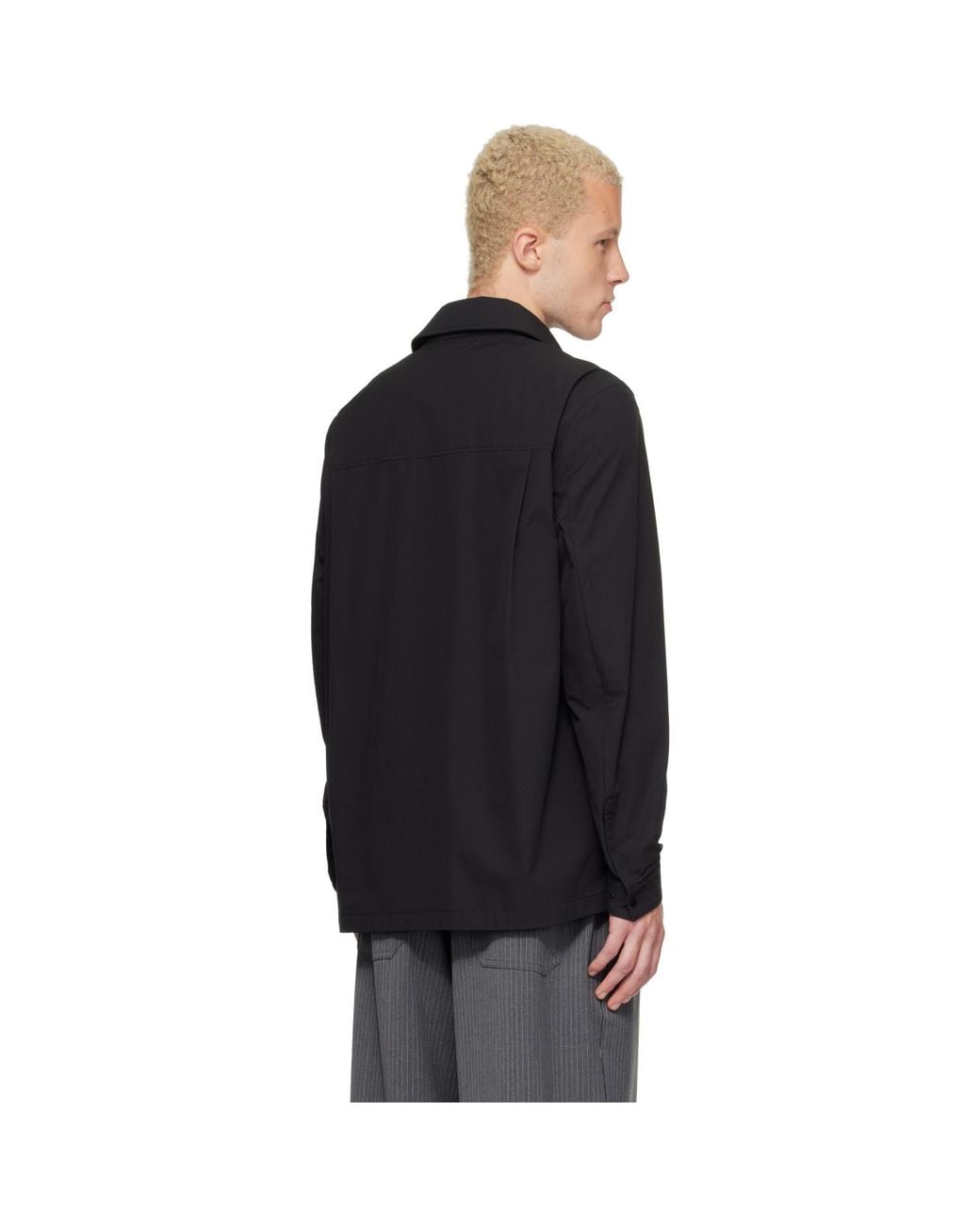 Moncler Black Ripstop Shirt for men