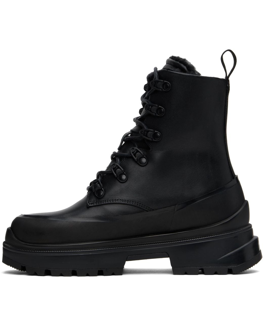 Canada Goose Black Kya Lace-Up Boots