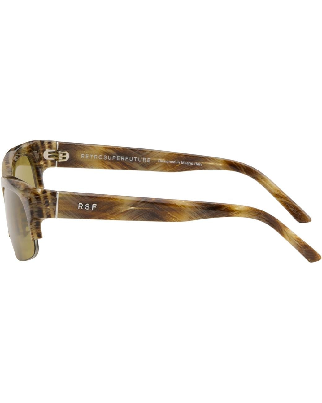 Retrosuperfuture Black Scatto Sunglasses for men