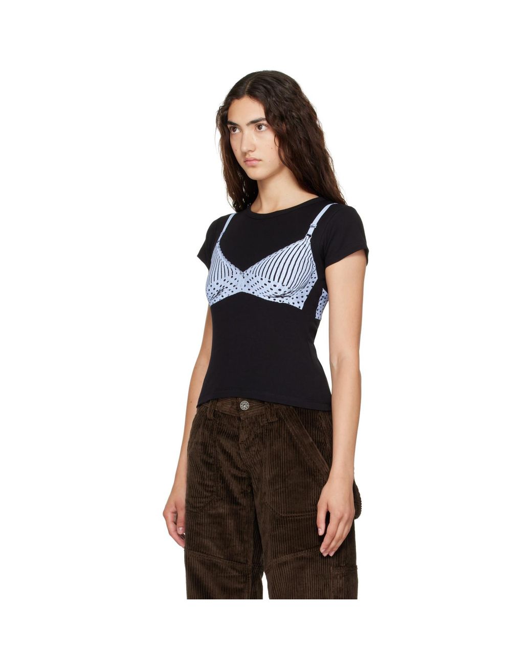 VAQUERA Black Bra Baby T-Shirt