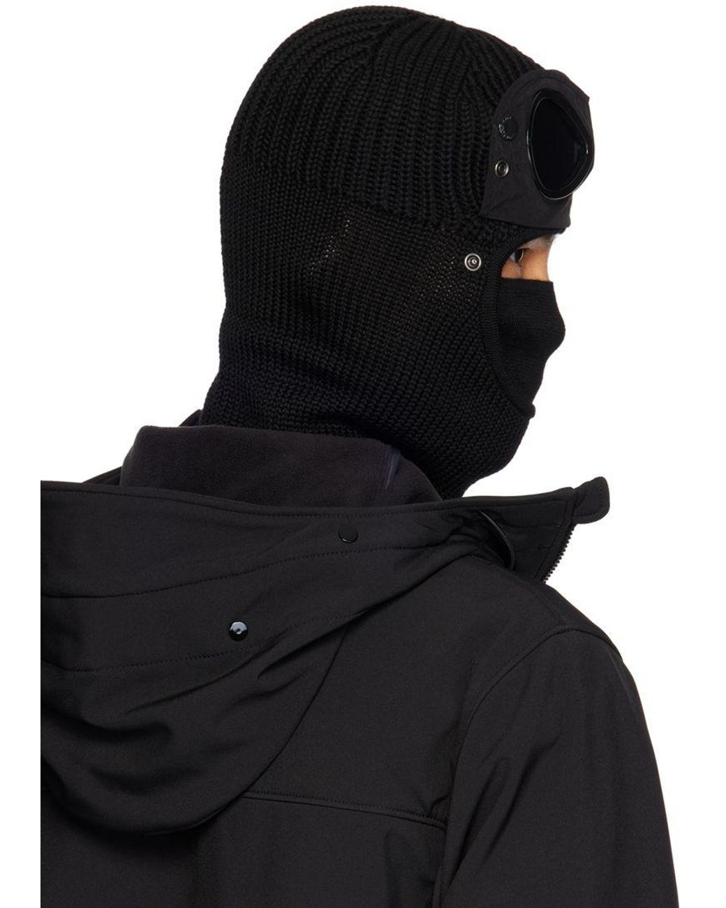 C.P. Company C.p. Company Black goggle Balaclava for Men | Lyst