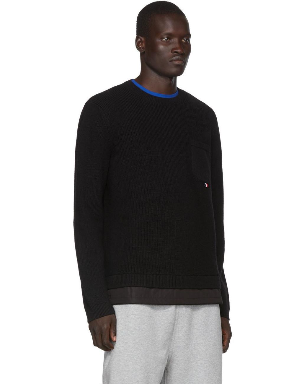 Maglione tricot girocollo moncler on sale