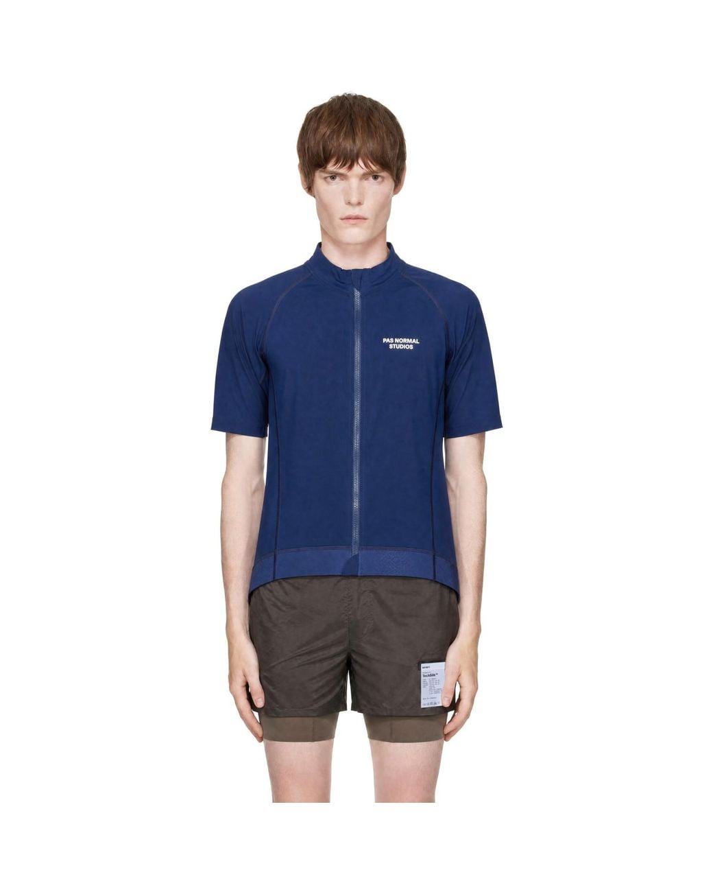 Pas Normal Studios Blue Cycling Essential Jersey for men