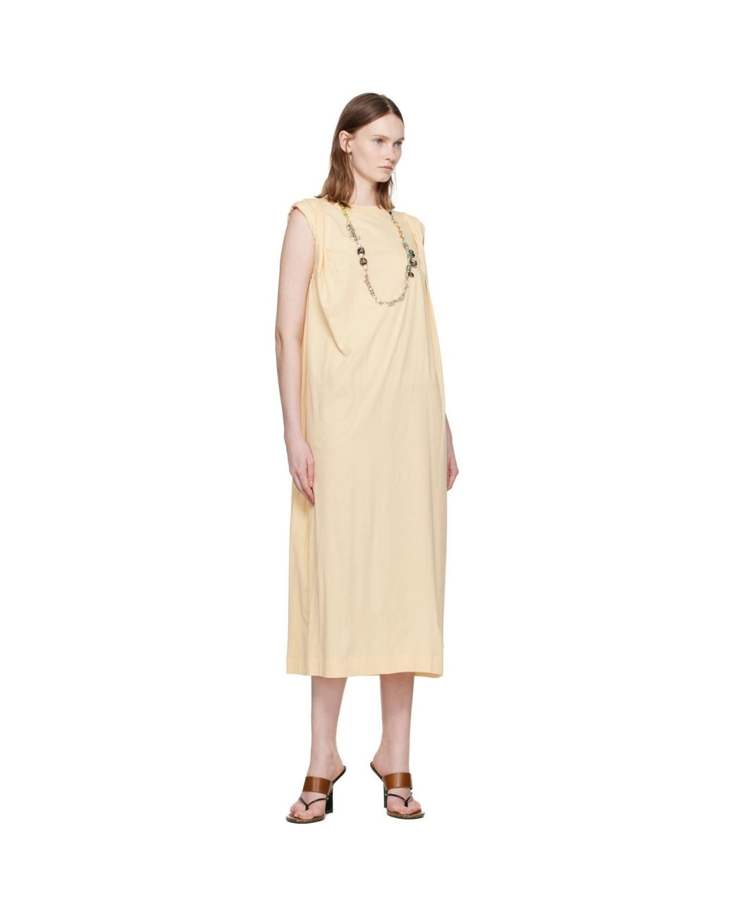 Dries Van Noten Black Loose T-Shirt Maxi Dress