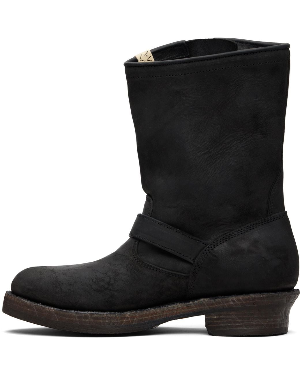 Visvim Black T.W.O. Folk Boots for men