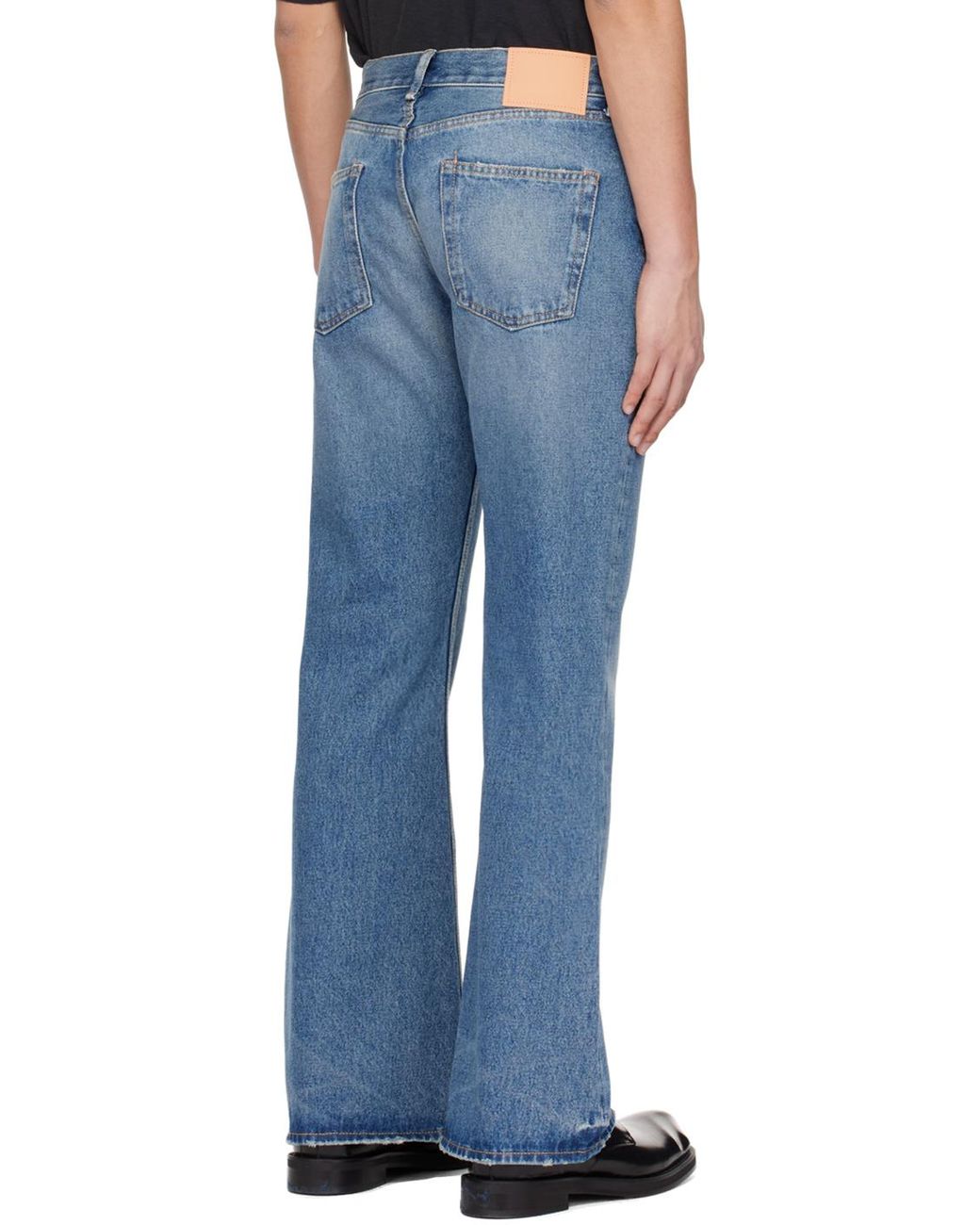 パンツ acne studios 1992 Acne Studios - Regular fit jeans - 1992 - Mid Blue