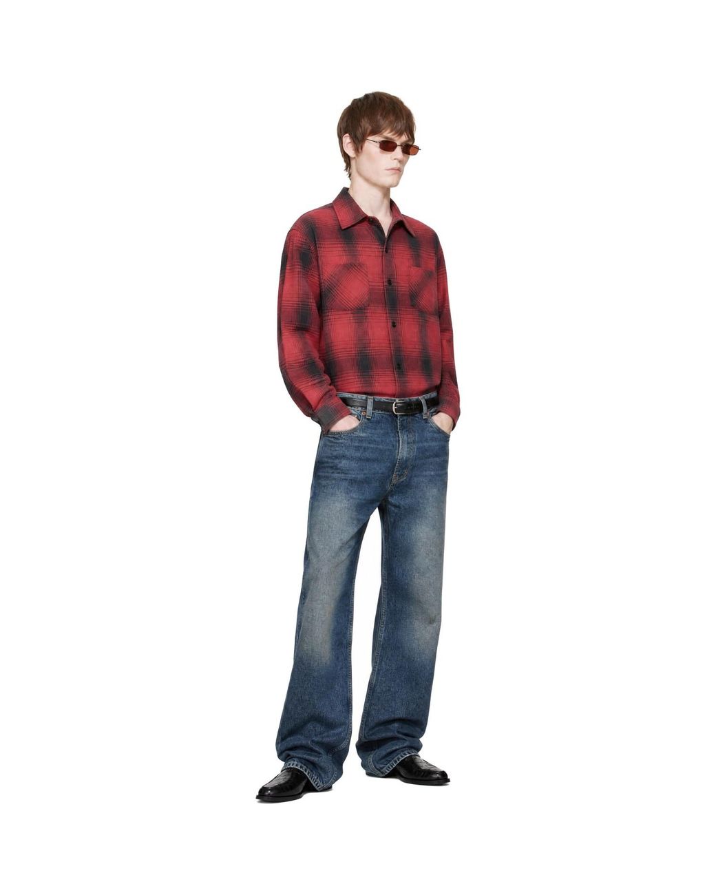 Our Legacy Blue Carlson Cut Jeans for men