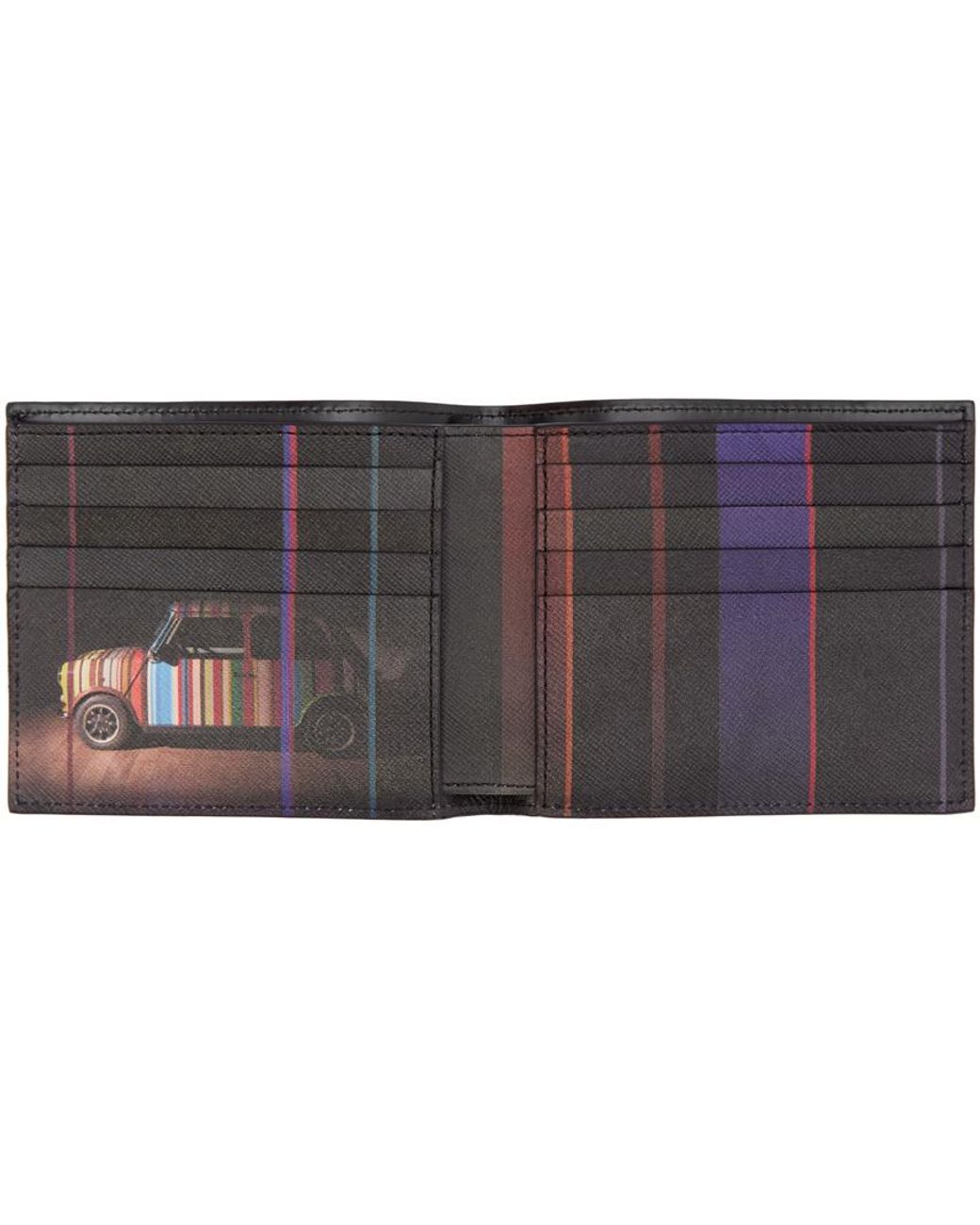 Paul Smith Leather Black Mini Cooper Wallet for Men | Lyst