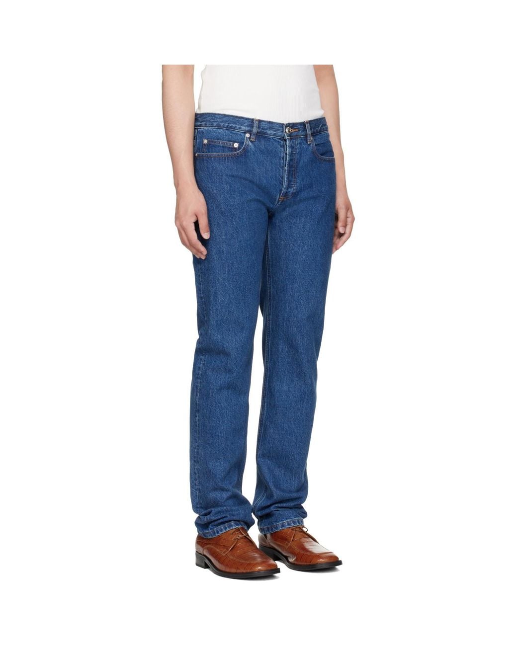 A.P.C. Blue New Standard Jeans for men