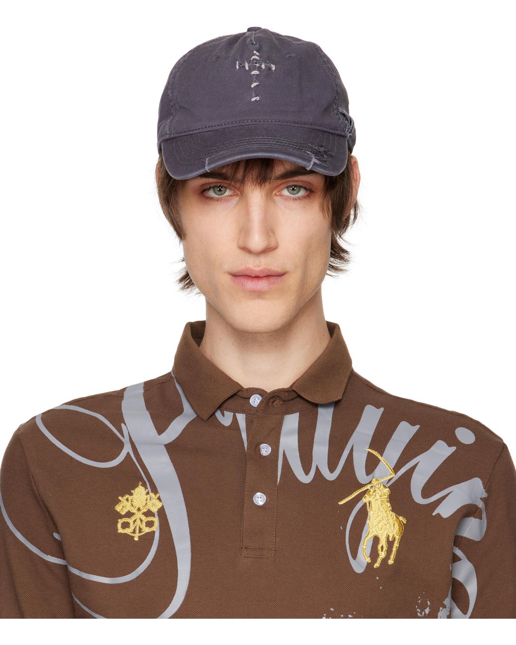 Praying キャップ メンズ PRAYING グレー Cross ステッチ キャップ グレー | Lyst