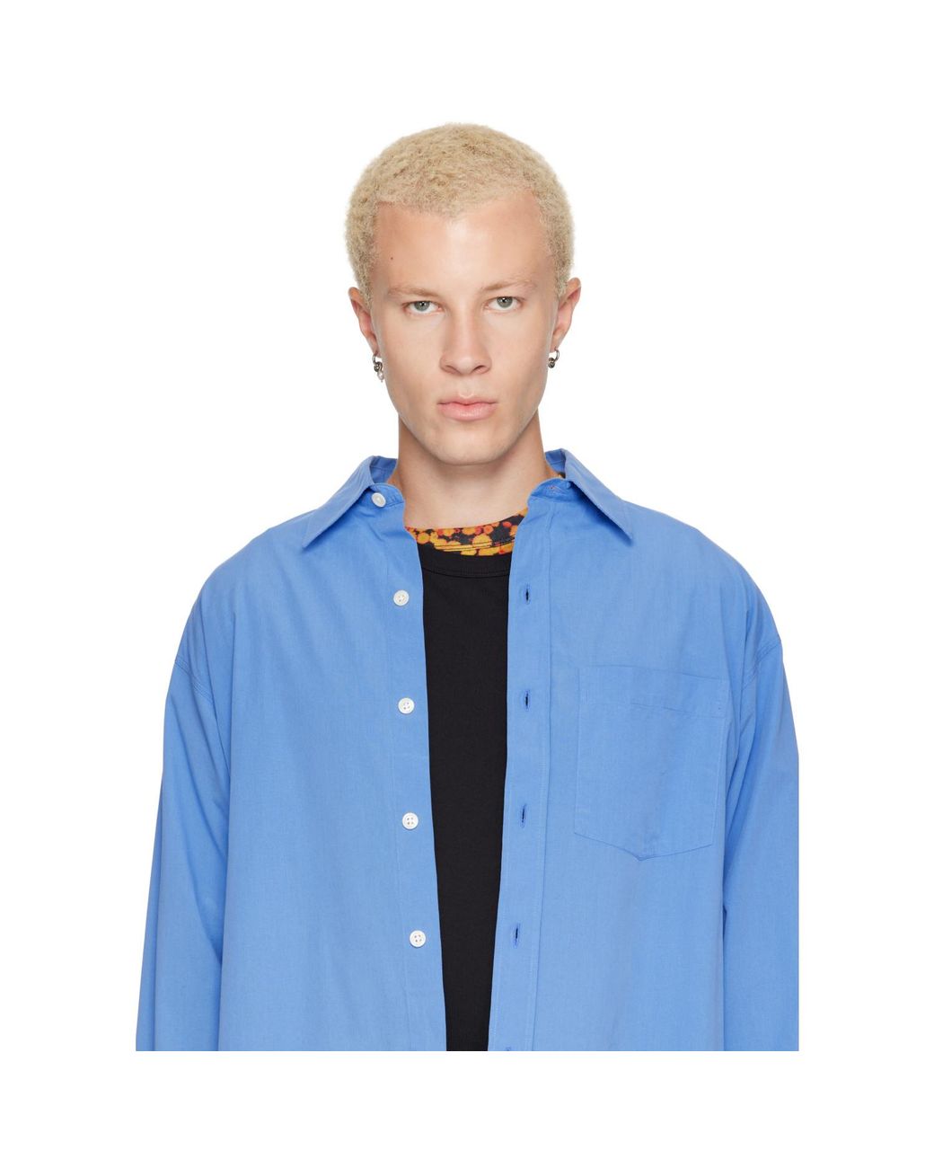 Justine Clenquet Metallic Ethan Faux-Pearl Earrings for men