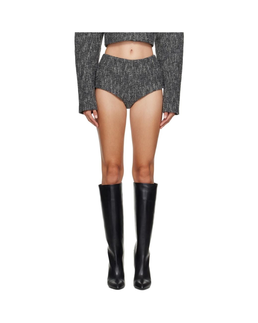 FIDAN NOVRUZOVA Blue Anita Micro Shorts