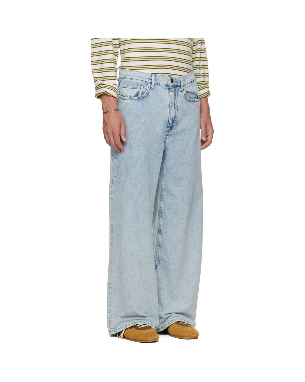 Jean Ample Bleu Sanderlak pour homme en coloris Blue