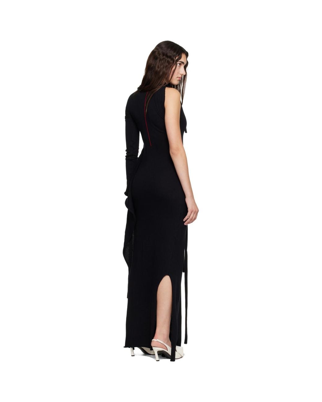 OTTOLINGER Black Jacquard Maxi Dress