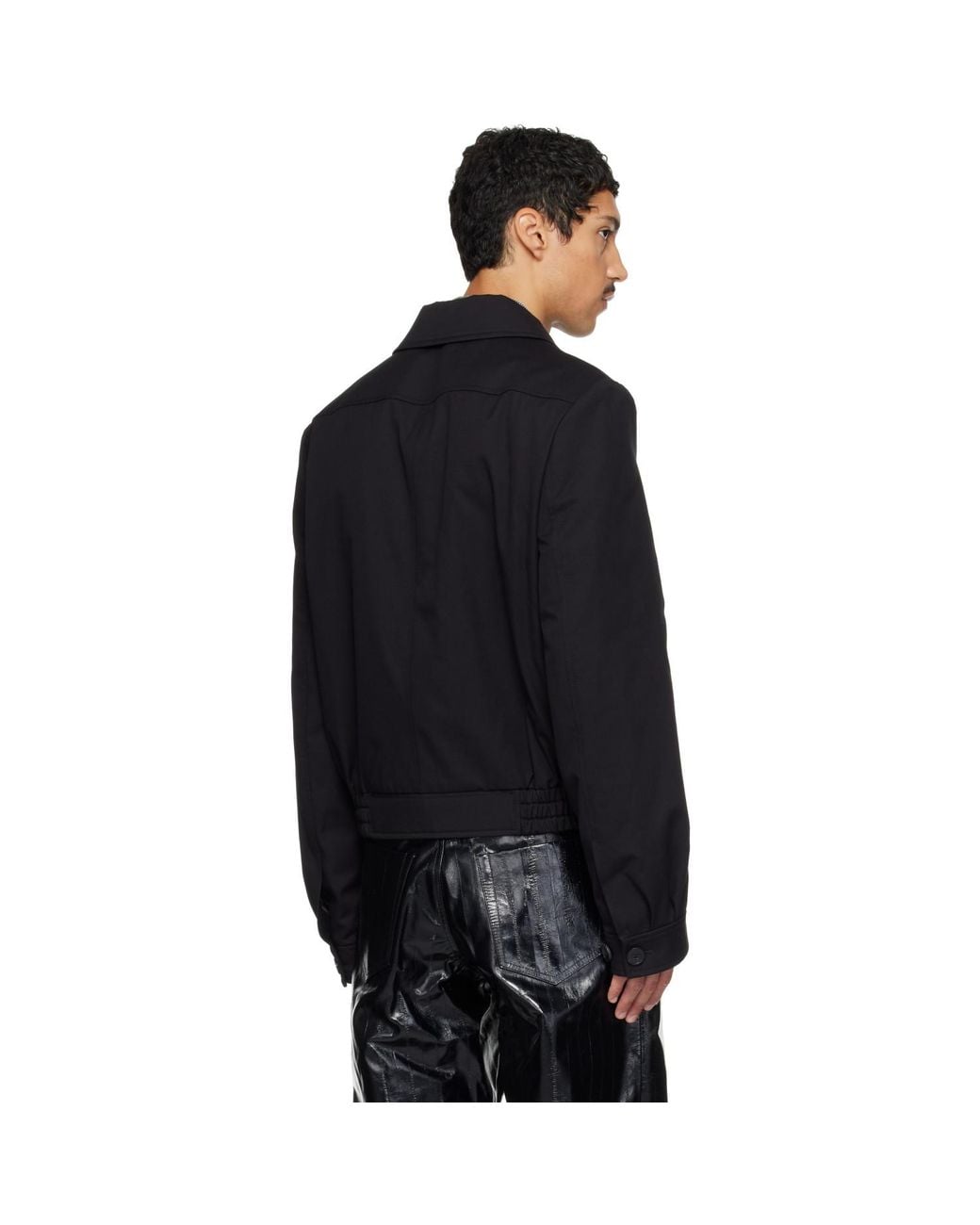 Dries Van Noten Black Wool Jacket for men