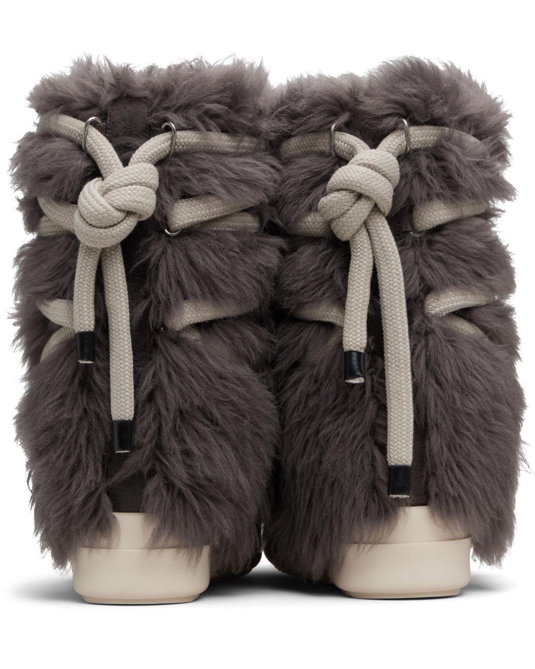 rick owens fur lunar boots