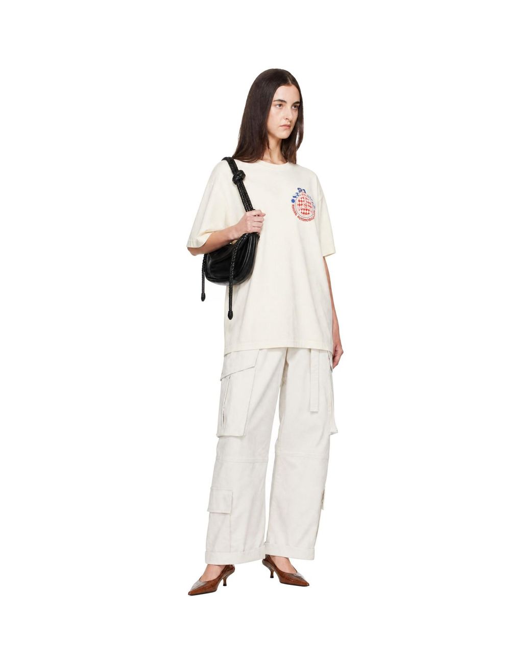 Rhude White Off- Automobile Club T-Shirt