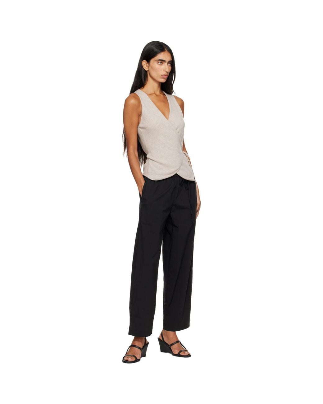 Lisa Yang Black Nayi Top