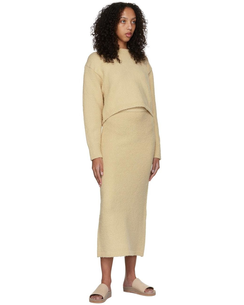 Missing You Already Natural Cotton Maxi Skirt