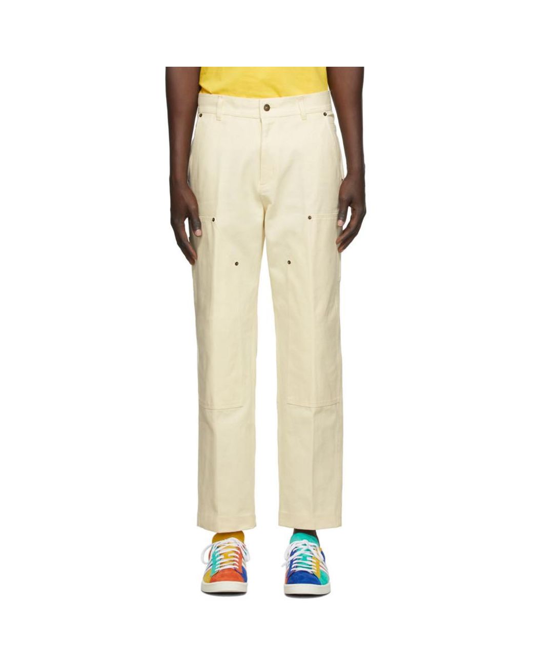 Aimé Leon Dore Off-white Carpenter Pants for Men | Lyst