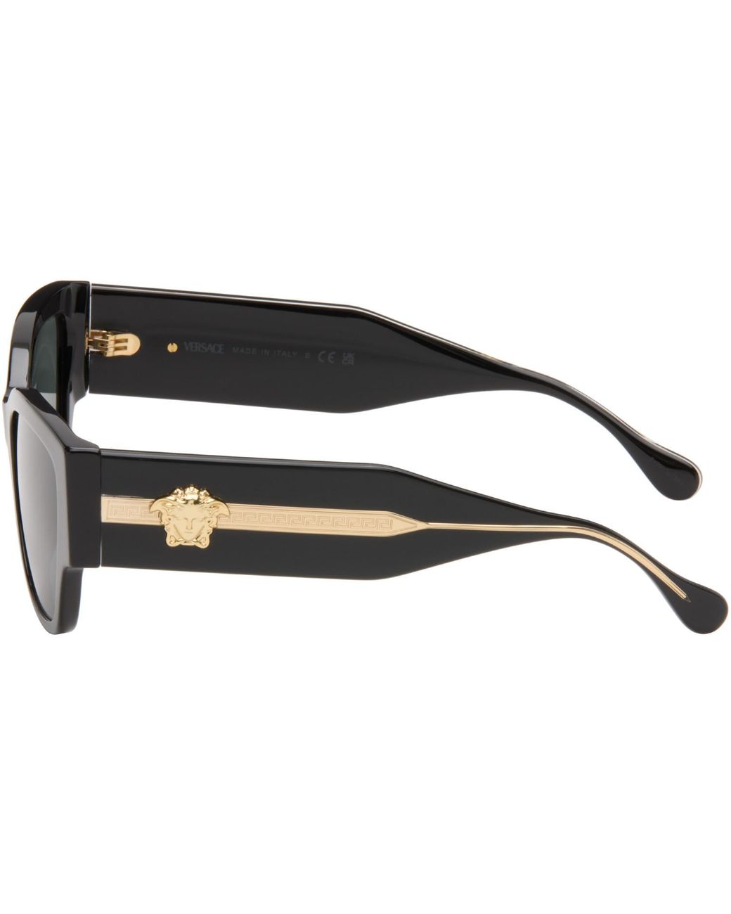 Versace Gray Medusa Focus Cat-Eye Sunglasses
