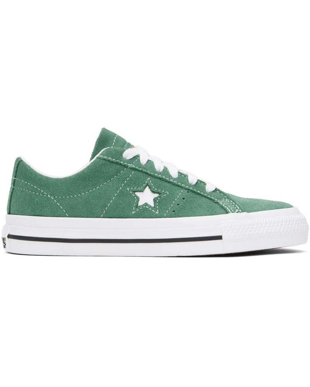 Baskets one star pro vertes a semelle cons Converse en coloris Vert Lyst