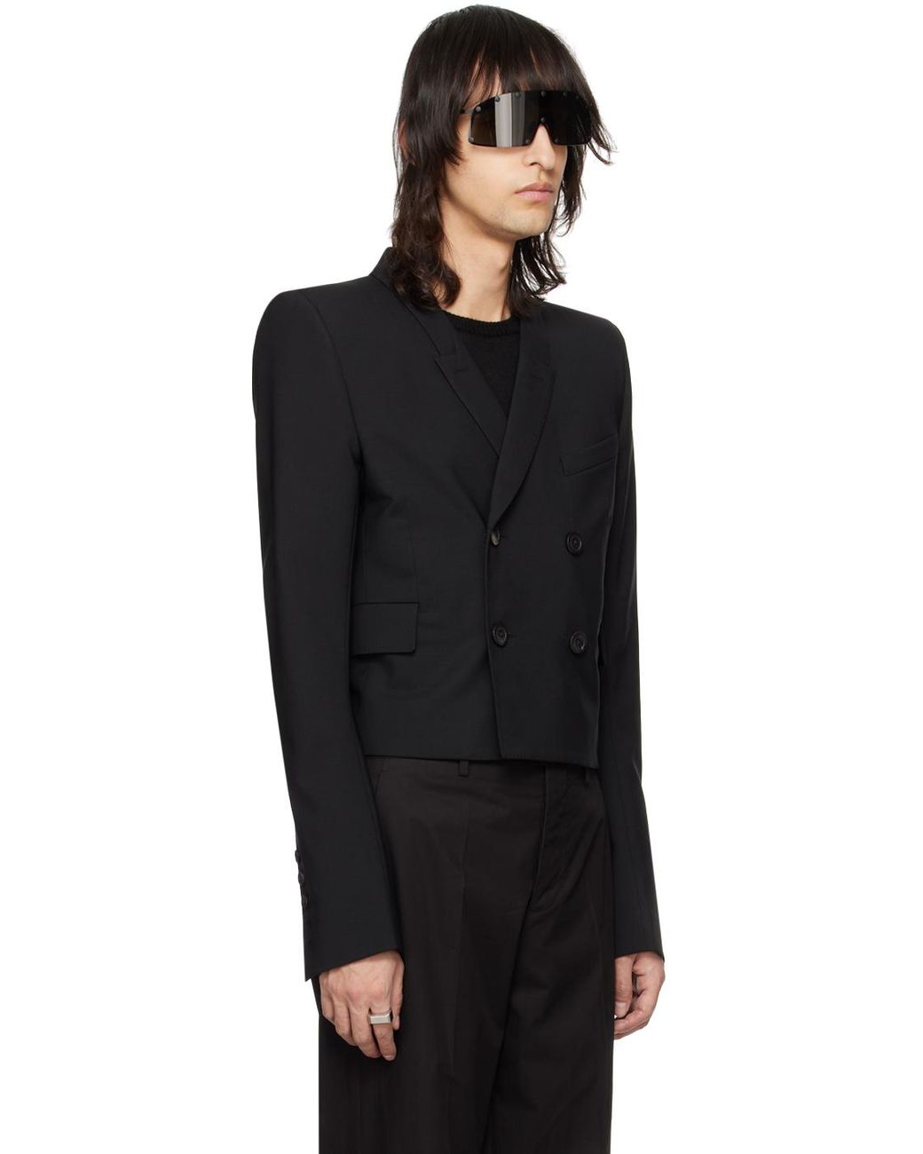 Rick Owens Black Jmf Neue Alice Blazer for Men | Lyst Canada
