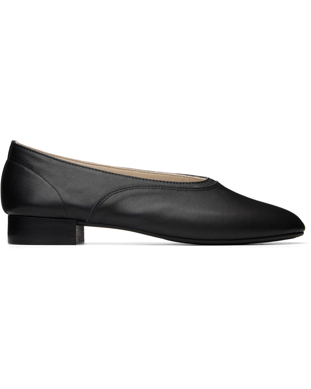 Repetto Black Olympe Ballerina Flats