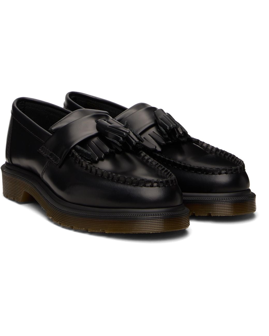 Dr. Martens Black Adrian Smooth Loafers