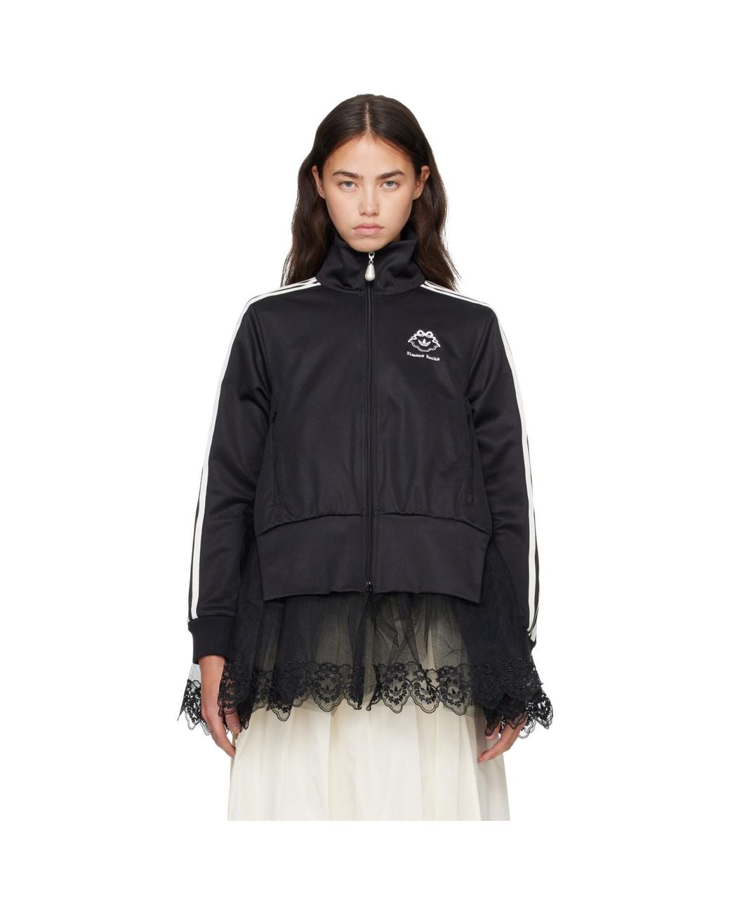 Simone Rocha Black Adidas Originals Edition Tulle Jacket
