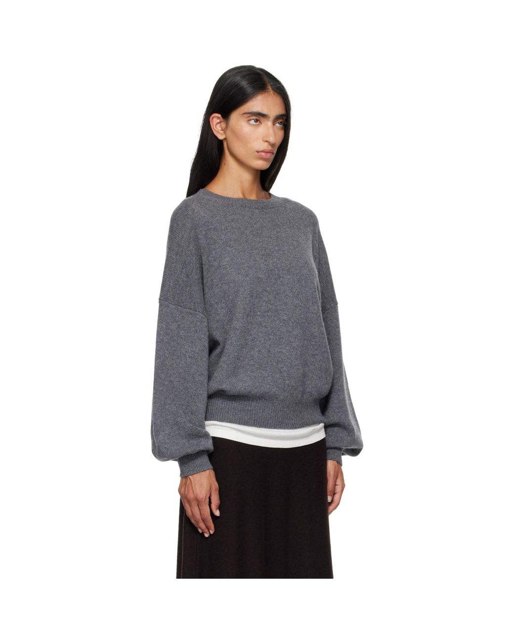 Lisa Yang Gray Veira Sweater