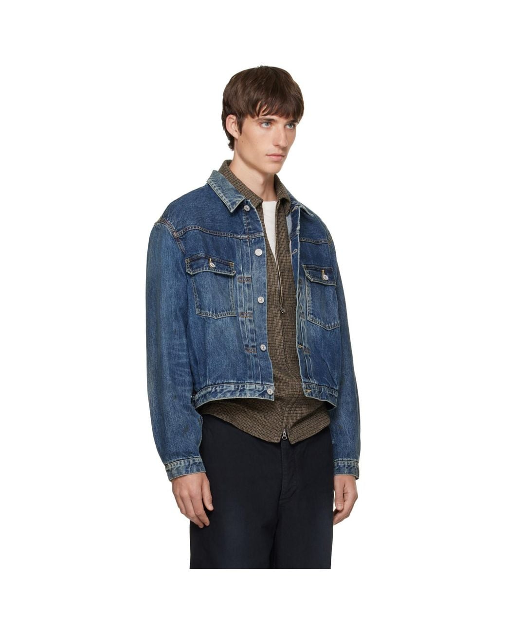 Visvim Blue Ss 101Xx Dmgd-1013 Jacket for men