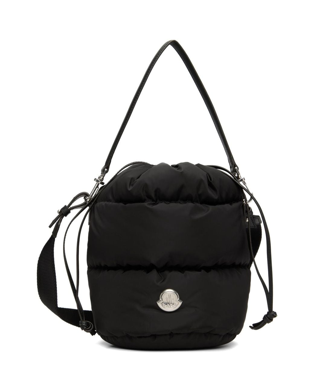 Moncler Black Caradoc Water-Repellent Bucket Bag